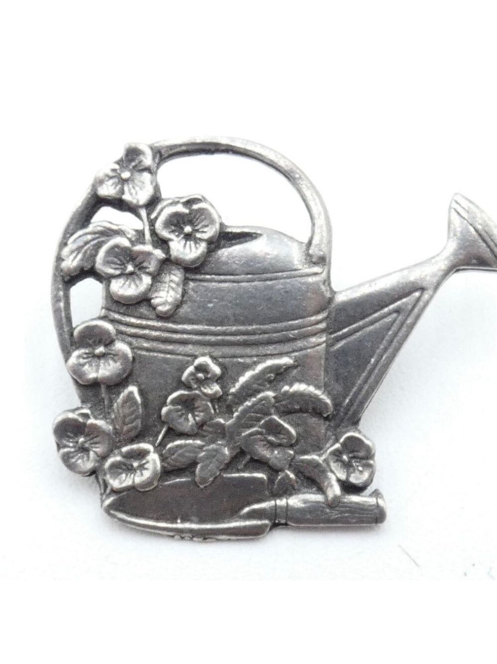 Birds and Blooms limited edition 2000 pewter brooch.